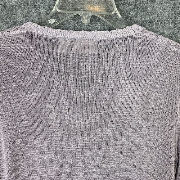 Vintage Cardigan Sweater By Preview International Lavender Women Medium - Picture 10 of 10